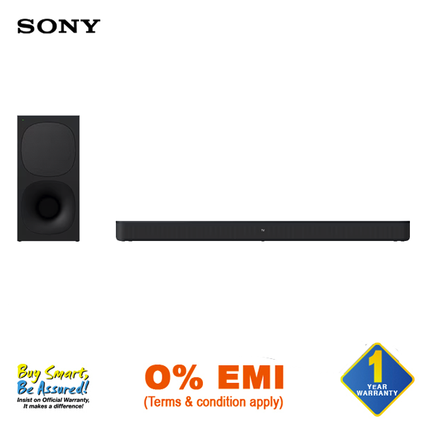 Sony 2.1ch Soundbar with powerful wireless subwoofer and BLUETOOTH® technology | HT-S400