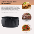 Kqueebee Air Fryer Replacement Basket for Power XL DASH Cozyna 5.5Qt Air Fryer,Air Fryer Accessories Black. 