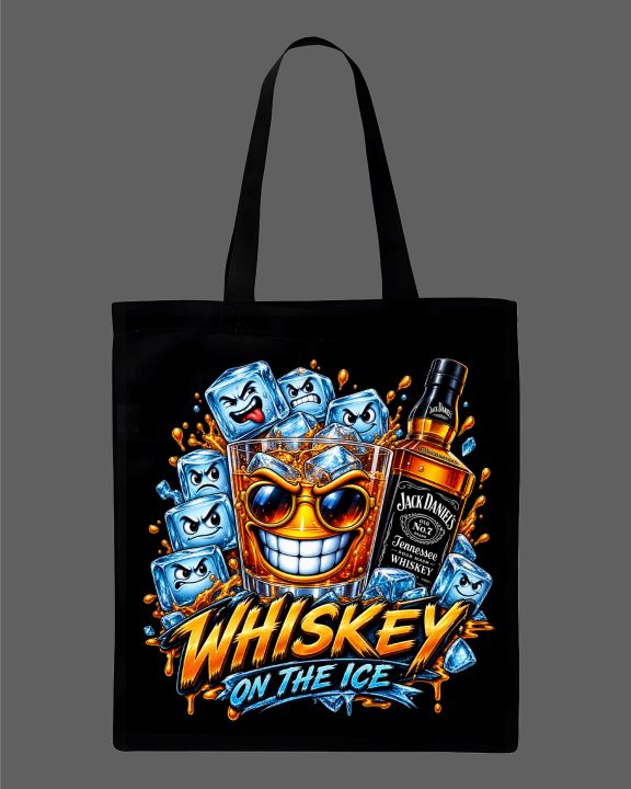 "Whiskey%20On%20The%20Ice"%20Graphic%20Printed%20Canvas%20Tote%20Bag%E2%80%93%20Eco-Friendly%20Cotton%20Shoulder%20Shopping%20Bag-White,%20Black%20-%20Image%203