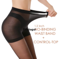 Difutagui Kave 1 Pairs Plus Size Sheer Tights Black Women See Through 20D Affordable Thin Stocking Elastic High Waist Office Ladies Pantyhose. 
