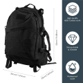 Outdoor 40L 600D Waterproof Oxford Cloth Backpack Bag Black. 