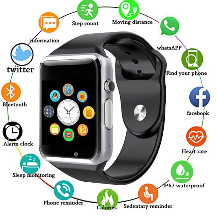 A1%20Smart%20Watch%20With%20Bluetooth,%20Compass,%20Phone,Pedometer,%20Sleep%20Remined%20And%20Monitor%20-%20Image%203