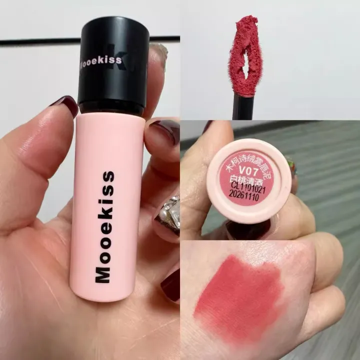 mooekiss%20Mukeshi%20Lip%20Clay%20Lip%20Stain%20Lipstick%20V07%20Velvet%20Lip%20Stain%20V12V04%20Lip%20Clay%20Non-stick%20Cup%20Lip%20Mud%20Balm%20-%20Image%204