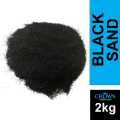 Black Sand For Aquarium 2kg by Crown Aquatics. 