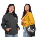 Daamicha Convertible Ladies Windcheater to Bag (Grey Color). 