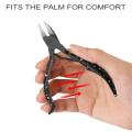Nail Clipper Cuticle Scissors Correction Thick Nails Ingrown Toenails Oblique Mouth Dead Skin Dirt Remover Paronychia Nail Tools. 