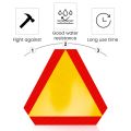 3Pcs Transportation Slow Moving Vehicle Safety Sign with Reflective Triangle Sign for 14X12Inch. 