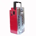 Long-Lasting LED Emergency Rechargeable Work Light & Flashlight - 12x0.5W SMD LEDs + LED Tube with Retractable Handle for Home & Office Purpose. 