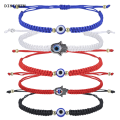 DISICHEN Original New Prayer Hand of Fatima Evil Eye Braiding Bracelet Red Black Blue Color Nylon Thread Lucky Couple Bracelet Jewelry Men Women. 