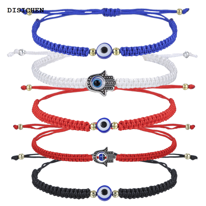 DISICHEN%20Original%20New%20Prayer%20Hand%20of%20Fatima%20Evil%20Eye%20Braiding%20Bracelet%20Red%20Black%20Blue%20Color%20Nylon%20Thread%20Lucky%20Couple%20Bracelet%20Jewelry%20Men%20Women%20-%20Image%202