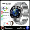 Linman For Huawei GT4 Pro GPS Smart Watch Women AMOLED Screen Heart rat2025 New e Bluetooth Call NFC IP68 Waterproof Blood Sugar Smartwatch 2024. 