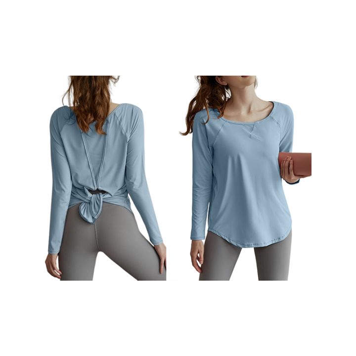 Long Sleeve Workout Tops for Women Athletic UPF 50+ Sun Rash Guard Shirts Running SPF Gym Quick Dry Clothes