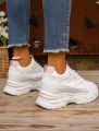 Ladies Korean Heel Sneakers Shoes. 