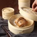 Natural Handmade Wide Application Dumpling Steamers Vegetable Snack Bamboo Steamer Souvenir Basket. 