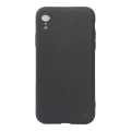 Black iPhone XR Silicone Phone Cover. 
