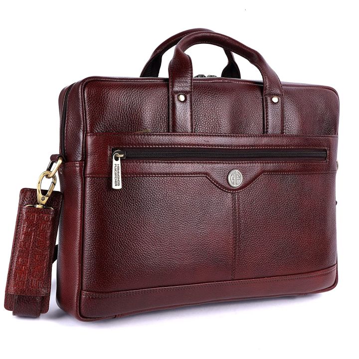 Laptop leather bags online best sale