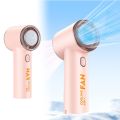 Portable Rechargeable Mini Handheld Fan Powerful Wind Ultra-Quiet Personal Cooling Fan -199 Speed Small Electric Fan Outdoor Use. 