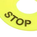 ARELENE 5X Red Mushroom Cap 1NO 1NC DPST Emergency Stop Push Button Switch AC 660V 10A. 