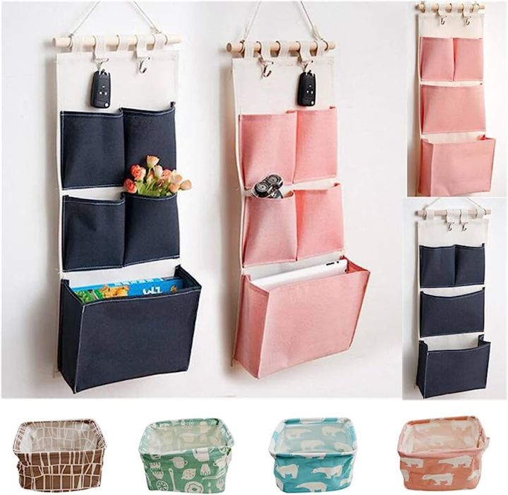 Canvas%20Printing%20Cotton%20Linen%20Hanging%20Storage%20Bag%205%20Pockets%20Wall%20Mounted%20Wardrobe%20Hang%20Bag%20Wall%20Pouch%20Cosmetic%20Toys%20Organizer%20-%20Image%204
