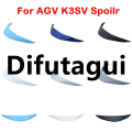 Difutagui Motorcycle Helmet Rear Spoiler Replacement Original for AGV K3SV Tail Parts Accessories. 