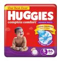 Huggies Wonder Pants (S) 86 pcs Size (4-8 Kgs) Baby Diaper Pants| Complete Comfort India's Fastest Absorbing Diaper with upto 4x faster absorption. 