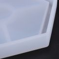 24 Pack Hexagon Silicone Coaster Molds Silicone Resin Mold, Epoxy Molds for Casting with Resin, Concrete, Cement. 