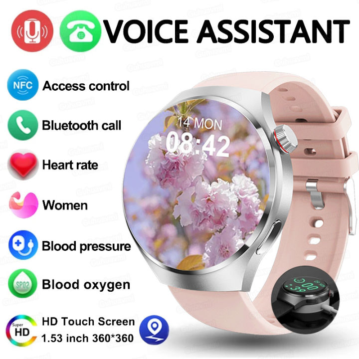 Linman%20For%20Huawei%20GT4%20Pro%20GPS%20Smart%20Watch%20Women%20AMOLED%20Screen%20Heart%20rat2025%20New%20e%20Bluetooth%20Call%20NFC%20IP68%20Waterproof%20Blood%20Sugar%20Smartwatch%202024%20-%20Image%202