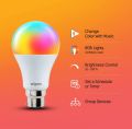 Wipro Ns9400 9-Watt B22 Wifi Smart Led Bulb With Music Sync Amazon Alexa And Google Assistant Supported. 