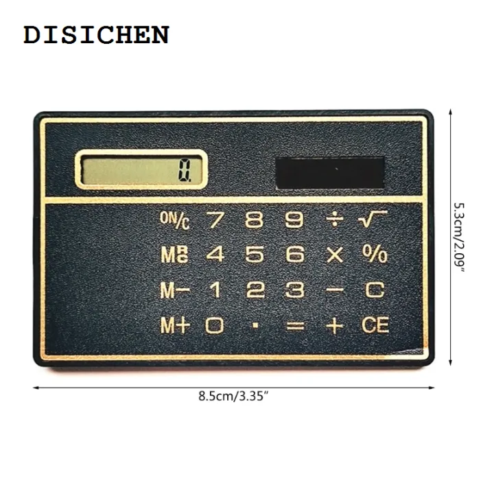 DISICHEN%20Profesional%20Mini%20Solar%20Powered%20Calculator%208%20Digit%20Basic%20Standard%20Calculator,%208.5x5.3cm%20-%20Image%206