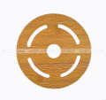 Hot Pot Stand /Mat(Wooden Bamboo Pattern) - For Simply Use in Kitchen and as Tableware. 