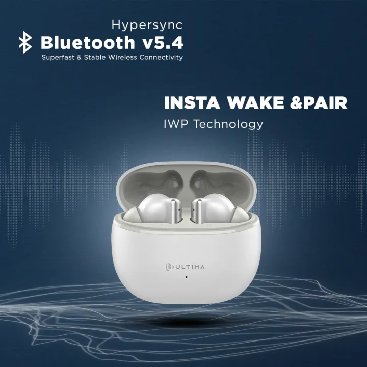 Ultima Boom 141 ANC Earbuds (30 dB)| Ultima Link App Support | 45Hrs Playtime | Game Mode (40ms) | IPX5 Water Resistant | 13 mm Drivers For Deep Bass Wireless Earbuds