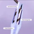 42W - 4 Speed Adjustable Temperature Control Ceramic Rotating Curling Iron Electric Rotary Automatic Hair Curler Wand with LED Display and 360 Degree Tangle Free Swivel Cord. 