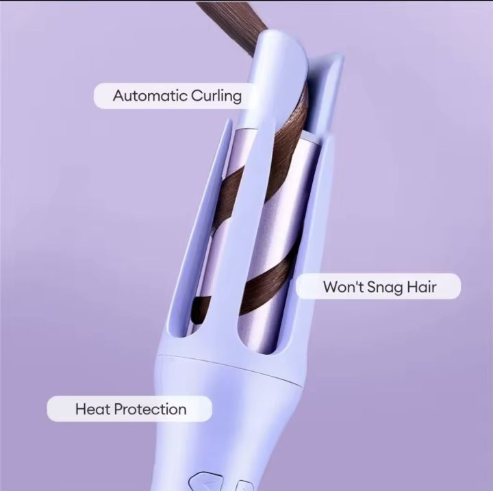 42W%20-%204%20Speed%20Adjustable%20Temperature%20Control%20Ceramic%20Rotating%20Curling%20Iron%20Electric%20Rotary%20Automatic%20Hair%20Curler%20Wand%20with%20LED%20Display%20and%20360%20Degree%20Tangle%20Free%20Swivel%20Cord%20-%20Image%207