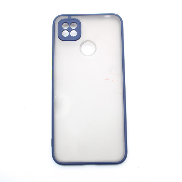 Redmi 9C Transparent Blue Matte Phone Case