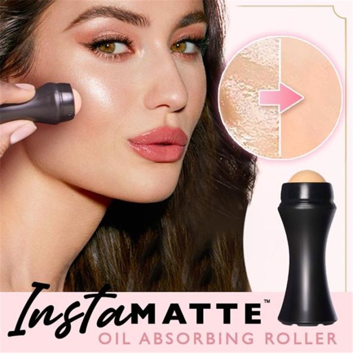 Revlon Oil-Absorbing Volcanic Stone Roller, Reusable Facial Skincare Tool