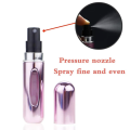 Mini Portable Refillable Aluminium Atomiser Perfume Refill Spray Bottle - 1 Piece. 