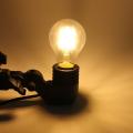 E27 6W Dimmable Retro Edison COB LED Light Filament Bulb Lamp 110V (Warm White). 