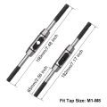 Adjustable Tap Wrench Handle, for Metric M1-M8 Taps, Tap Reamer Tapping Hand Tool, Die-Casting Body. 