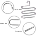 S-Shaped Pants Hanger Stainless Steel Hanger Closet Organizer Pants Jeans Scarf Pants Tie Towel. 