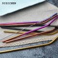 DISICHEN Bargain price 10pcs 6mm Drinking Straws Cleaning Brushes Stainless Steel Soft Hair Glass Tube Cleaner Reusable Straw Bottle Cleaning Tools. 