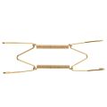 ARELENE 20 Pieces 6 Inch Plate Hangers Wall Plate Hangers Brass Wire Plate Holders with 20 Pieces Wall Hooks. 