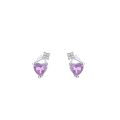 【Top Picks】Exquisite Natural Stone Ear Jewelry S925 Love Astolite Earrings Female Korean-style Niche Student Earrings Cute Elegant. 