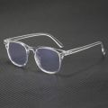 Blue Ray Cut Club Master Design Transparent Frame Glass  For Women And Men. 