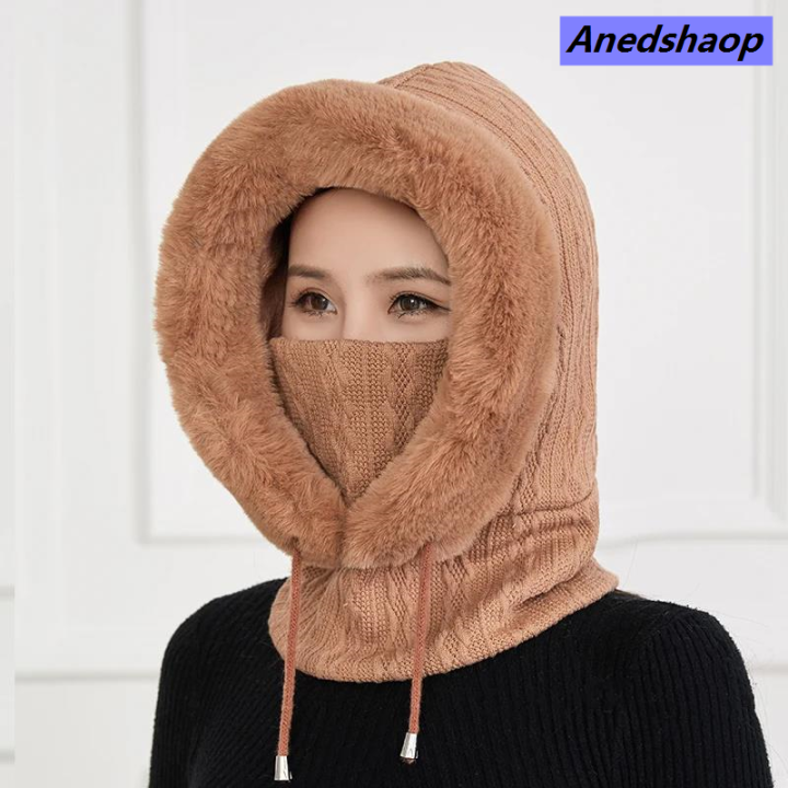Anedshaop%20Winter%20Hats%20for%20Women%20Balaclava%20Fur%20Beanie%20Warm%20Bonnets%20Wholesale%20New%20Hat%20Scarf%20Mask%20Set%20Lil%20Peep%20Plush%20Female%20Winter%20Head%20Hood%202021%20-%20Image%208