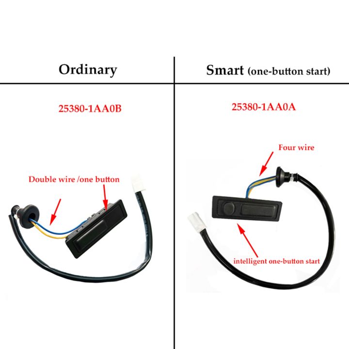 JAERBEE%202X%2025380-1AA0B%20Trunk%20Opener%20Switch%20Rear%20Lid%20Switch%20for%20New%20Tiida%20Juke%20253801AA0B%20-%20Image%203