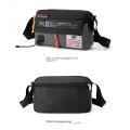 New Nylon Men Sling Bag Storage Crossbody Messenger Bag Zipper Multi purpose Travel Bag. 