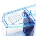 Fish Breeding Plastic Betta Isolation Box Single/Double Grid Transparent Betta Fish Tank Fish Breeder Box Office Fish. 