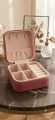Trendy Zippered Jewelry Travel Case | Compact Earring & Ring Organizer Box for Women | Multi-Color Assorted | BA7517G. 