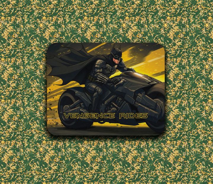 Batman Vengeance Rides Printed Mouse Pad | Computer & Laptop Mouse Pad