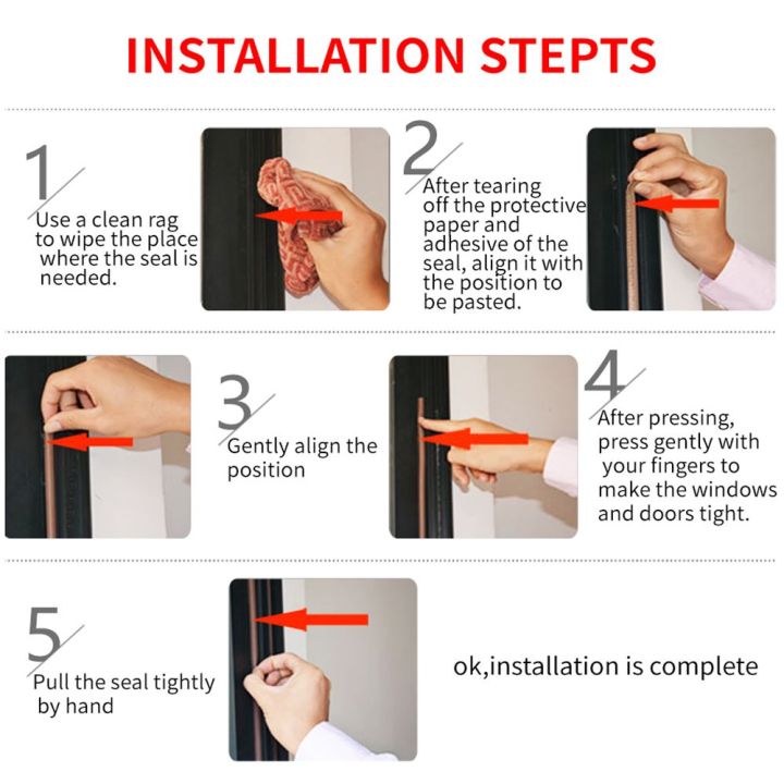 6M%20D/I%20Type%20Self-adhesive%20Silicone%20Rubber%20For%20Door%20Window%20Weather%20Stripping%20Sealing%20Strip%20Draught%20Excluder%20-%20Image%203